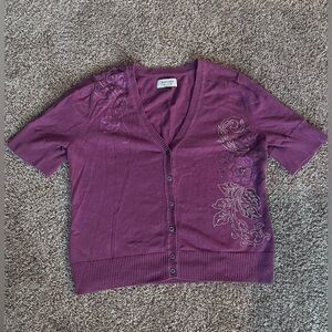 Sonoma Purple Knit Top